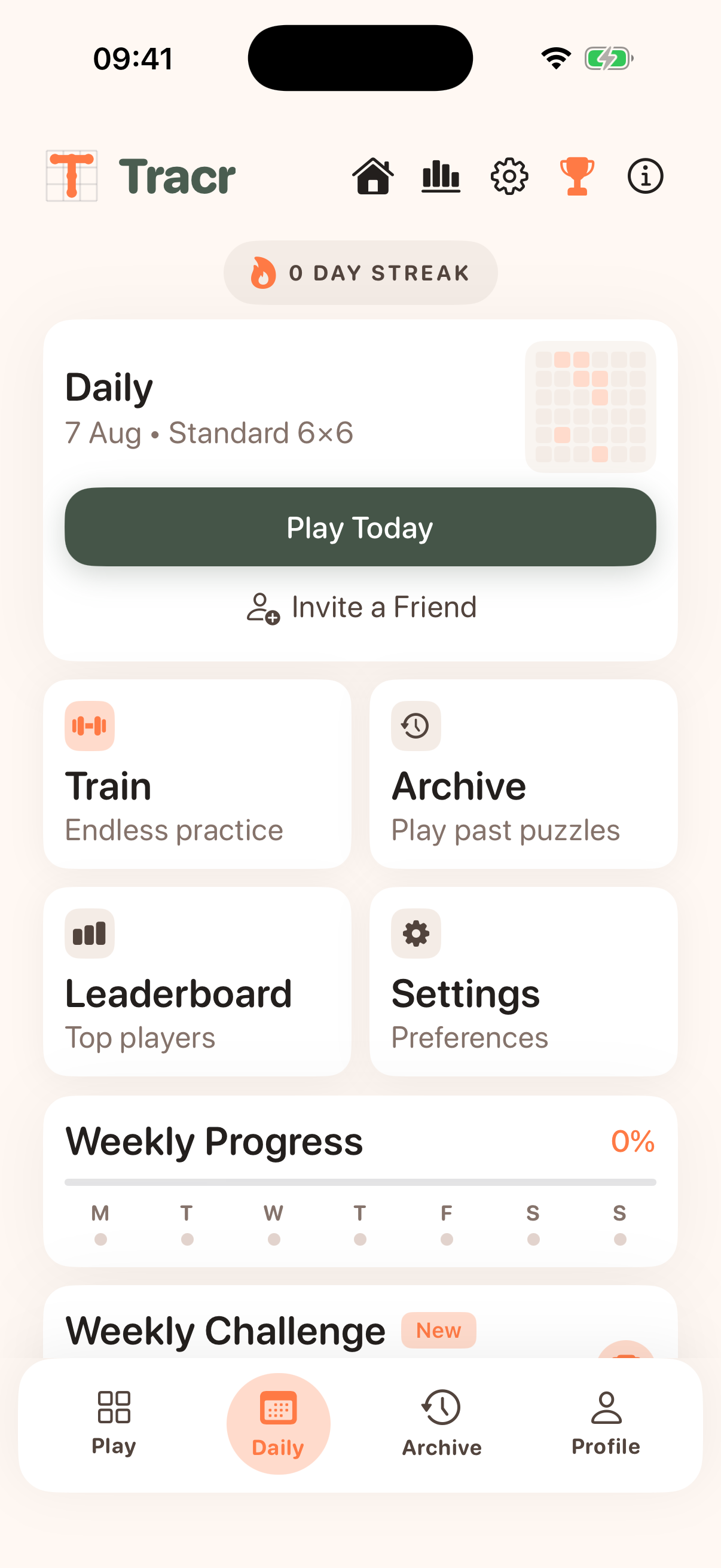 Tracr screenshot 1
